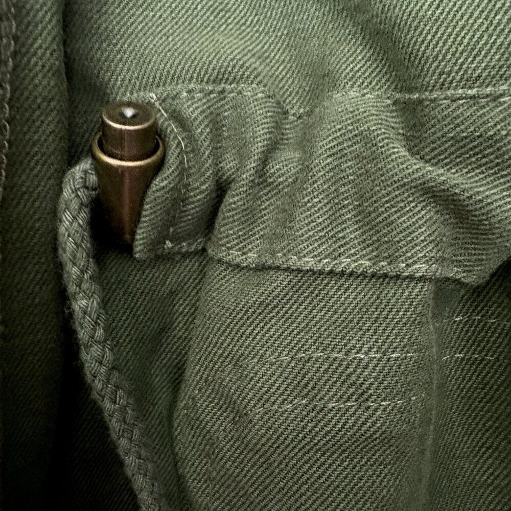 Two Penny Lane Maxwell Field Jacket Olive Green Women’s S Army Style Grunge Hip - Picture 11 of 16